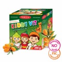 Terezia uztura bagātinātājs bērniem KIDDY VIT bumbieru (multivitamīnu želejas figūriņas ar smiltsērkšķiem), 70gb.